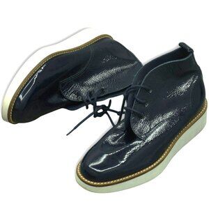 Arche Navy Blue Lace Up Wedge Ankle Boots - US 6/ EU 36 + Dustbag